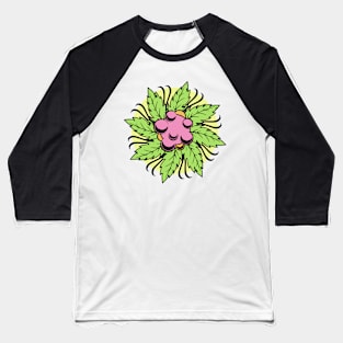 Floral Flower Vintage Baseball T-Shirt